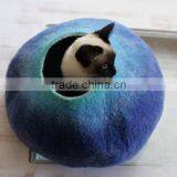 Best Selling Eco-friendly Oval Shape Warm Felt Cat House thumbnail-1