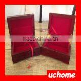 UCHOME Practical Artistic Gold Foil Plated Poker Playing Card Wooden Box Case For Present Gift thumbnail-5