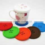Hot Colored Customized Food Grade Silicone Table Beer Cup Coaster thumbnail-6