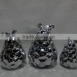 Plating Porcelain Apple Shape Decorations Holiday Decorations thumbnail-2