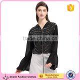 Domin Fashion Beading and Sequin Womens Crop Tops