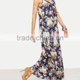 Woman/girls Fashion Floral Print Flowy Maxi Beach Long Dress thumbnail-5