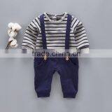 New Arrival Product Striped Newborn Clothing Overalls Baby Jumpsuits thumbnail-3