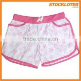 mens/womens 4 way stretch board shorts polyester spandex, custom blank board shorts Stock Wholesale