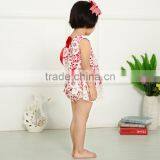 Wholesale Children's Boutique Clothings Girl's Spring Outfit Top With Bloomer thumbnail-6