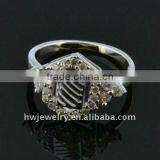 cz Rhodium Plated Rings thumbnail-1