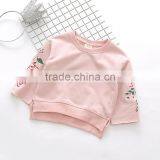 2-8 Years 2017 New Wholesale Autumn Cotton Good Quality Embroidery Flowers Kids Girls Coats thumbnail-3