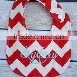 Personalized Seersucker Monogrammed Bib thumbnail-3
