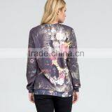 Unisex Autumn/winter Long Sleeve Crewneck Fleece Funny Couple Sweatshirt thumbnail-2