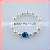 Imitation Pearl Bracelet Shamballa thumbnail-1