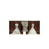 OEM One Shoulder Sweetheart Neckline Ivory White Wedding Dress Silhouettes thumbnail-1