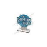 Custom AC 110~240V and DC 12V 2A LED Fiber Optic Signs With Logo, L360*W150*H400MM thumbnail-1