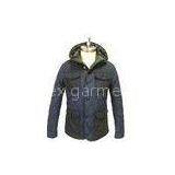 Black Outdoor Fashion Mens Padded Jacket Anti Pilling / Windproof Down Jacket