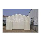 Industrial Prefabricated Metal Car Sheds / Car Parking Shed With Light Weight