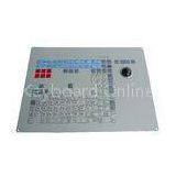 127 keys with trackball Industrial Membrane keyboard panel mounted