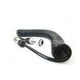 Rear View Camera Spiral Power Cable With 7 Pin Connector For Truck / Trailer