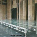 KR TRUSS 4x4' Aluminium Mobile Stage, Glass Stage, Adjustable, for Events,wedding,performances thumbnail-1