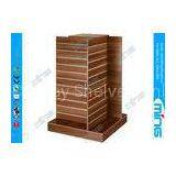 Heavy Duty 4 Sides Slatwall Display Shelves / Store Display Shelving