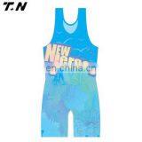 Sublimated Wrestling Singlets Wholesale thumbnail-3