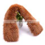 Top grade hand made fox fur neck warmer collar wholesale China