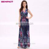 One Piece Indonesia Style Plus Size Sleeveless Full Sexy Beach Dress for Woman thumbnail-2
