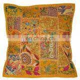 Patchwork Decor Pillow Cases Covers 16 Embroidered Ethnic Decorative Vintage Cases Indian Cushion Cover Embroidery Art Wholesale thumbnail-2