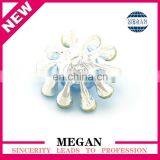 Hotsale Blue Pearl Rhinestone Upholstery Button for Wedding Invitation Card thumbnail-2