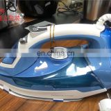 Electric Iron Powerful Steam, 2200 W, Powerful Ceramic Bottom Plate Ironing Clothes Portable Hand-Held Electric Iron
