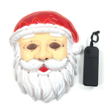 2Pcs Christmas Decoration Small Fresh Santa Cos Prop Mask thumbnail-2