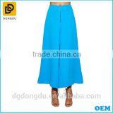 Custom Wholesale Casual Wide-leg Silk-crepe Trousers for Lady thumbnail-4