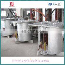 `1 ton scrap Aluminum metal melting induction furnace price