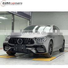 W213 E63 Body Kits Fit for E-class W213 2021model E63 Front Bumper Car Bumper Accessory for W213 2021 Body Kits thumbnail-1