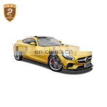 High Quality RZ Style Carbon Fiber Side Skirts Spoiler Front Lip Rear Diffuser Body Kits For Mercedes Bens AMG GT thumbnail-1