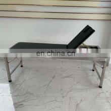 201 Stainless Steel Folding Medical Examination Bed Couch With Mattress thumbnail-3