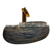 Factory Direct Sale Ceramic Hotel Bathroom Washbasin Art Basin thumbnail-1