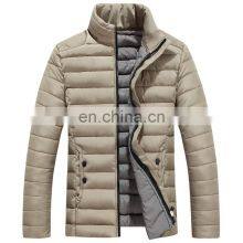 Wholesale New Warm Men's Black Foam Jacket Men's Zipper Warm Air Cotton Clothing thumbnail-5