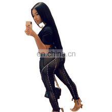 Женский сексуальный стретч-костюм для клуба. Корсет с высоким поясом и кружевами из глазков thumbnail-1