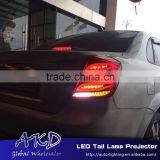 AKD Car Styling LED Tail Lamp for Chevrolet Lacetti LED Tail Lights New Lacetti Rear Trunk Lamp DRL+Turn Signal+Reverse+Brake