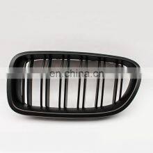 For BMW Grille F10 F18 Racing Grill Matt Black Double Slat Line Car Bumper Mesh Grill for BMW 5 Series M5 2010-2017 thumbnail-5