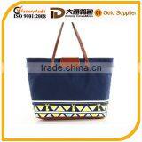 2013 Wholesale Embroider Flower Canvas Tote Beach Bag thumbnail-1