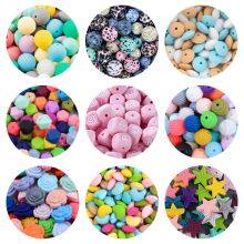 Teeth Food Grade Round Silicone Thread Beads thumbnail-2