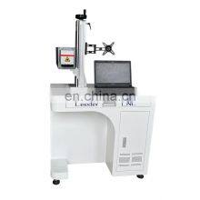 100w portable fiber laser marking machine laser marker on metal