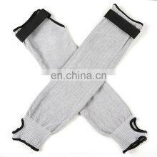 Safety Arm Protection Knit Sleeves Slash Resistant Sleeves With Thumb Slot Steel Wire Protective Arm Guards A4 Level thumbnail-1