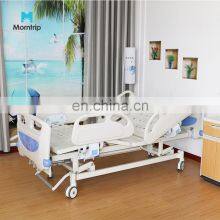 Adjustable 3 Function Good Quality Hot Sale Factory Price Manual Hospital Bed Medical With Three Cranks for Sale thumbnail-1