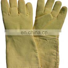 700 Degree Woven Fabric Aramid Fiber Aluminized Heat Resistant Industrial Glove High thumbnail-4