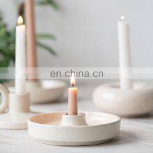 Wholesale Cheap Products Nordic INS Creative Home Decor Candle Jars Ceramic Candle Holder