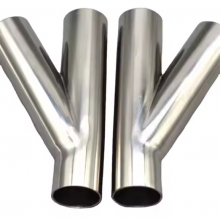 90 Degree Titanium Exhaust Pipe Fittings 5 Pcs Seamless Mandrel Bends With Welded LH-LAP Joint 5pcs Titanium Elbow thumbnail-3