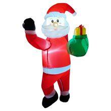Inflatable Santa Claus With Inflatable Snow Globe – Perfect for Xmas Decor thumbnail-3