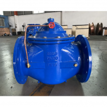 DN100 PN16 Ductile Iron QT450 GGG50 Pneumatic Slow Closing Silencer Hydraulic Control Check Valve thumbnail-4