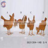 Metal Garden Art Decorative With Rusty Goose Garden Ornament Decoration thumbnail-6